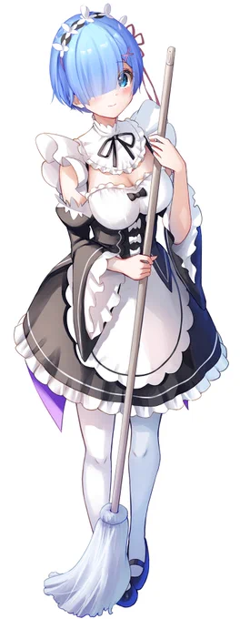 #リゼロ  メイドの日 (大遅刻) ※タップ推奨