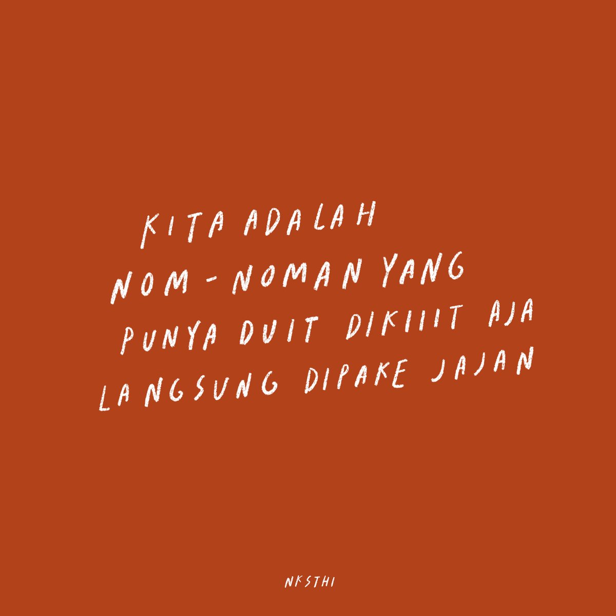 nksthi's tweet photo. Ya maaf 🥹🥲 https://t.co/LTgdPYMbvl