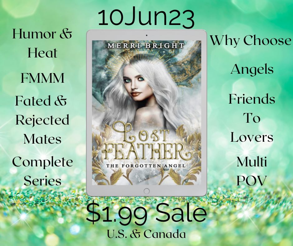 𝓛𝓸𝓼𝓽 𝓕𝓮𝓪𝓽𝓱𝓮𝓻 is a #KindleDailyDeal in the US & CA 10Jun 🅞🅝🅛🅨! Books2read.com/ForgottenAngel1
🪶First in the completed #ForgottenAngelSeries
 🪶 All the emotions EVER
🪶#FatedMates/#soulmates
🪶angel hotties & spice
 🪶#Whychoose, #PNR 
#KindleUnlimited #whychooseromance