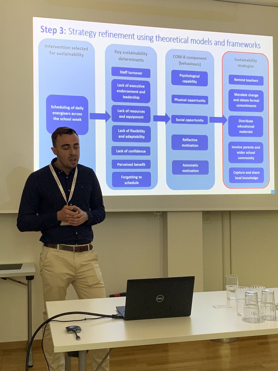 Cassandra (Cat) Lane (@academicat) on Twitter photo Riding the knowledge wave at #EIE2023 🌊 , with <a href="/adamjsmith_92/">Adam Shoesmith</a> kicking it off describing his innovative work developing strategies for sustainment of health innovations🕺 Riding the knowledge wave at #EIE2023 🌊 , with <a href="/adamjsmith_92/">Adam Shoesmith</a> kicking it off describing his innovative work developing strategies for sustainment of health innovations🕺