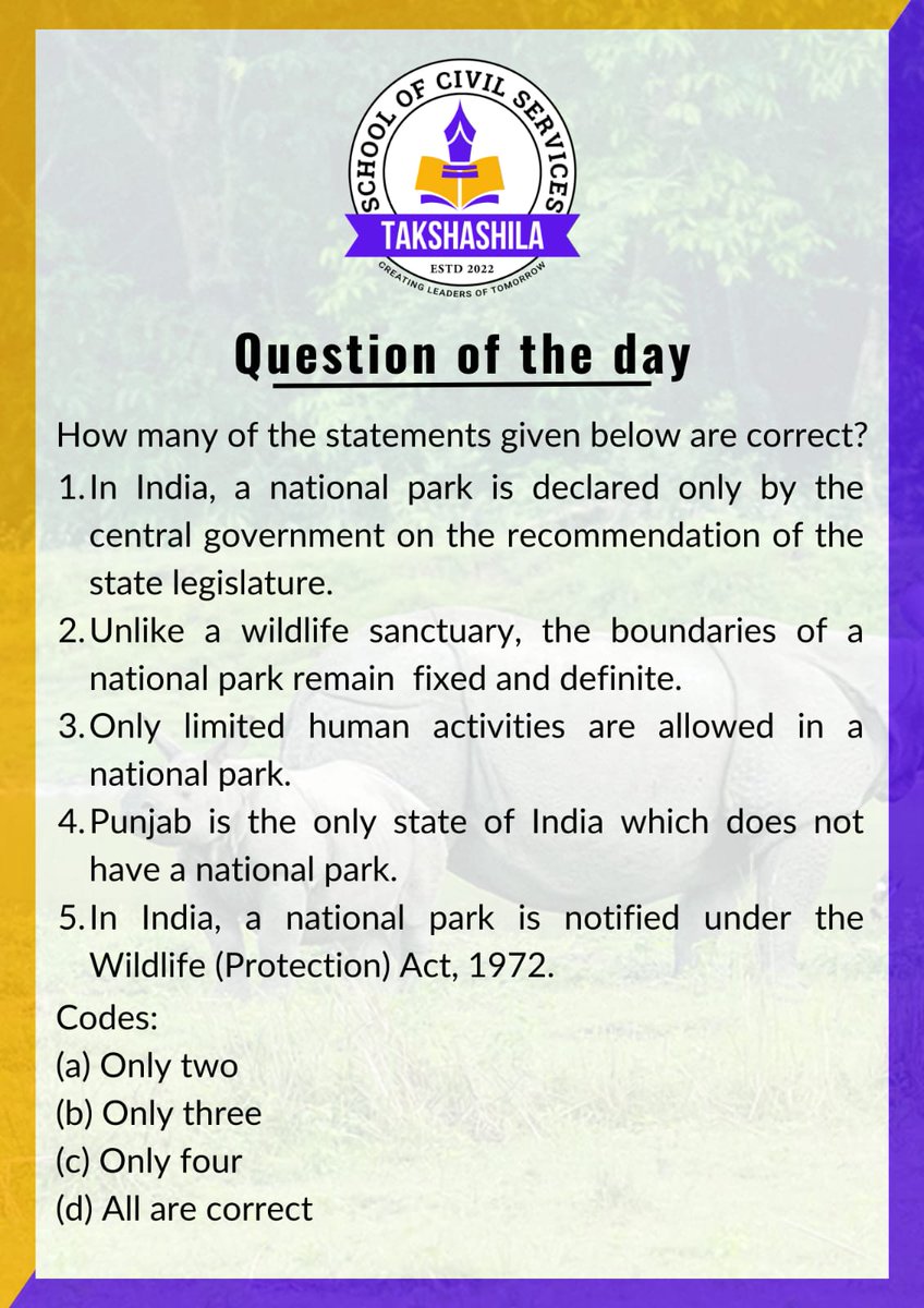 Question of the day : Climate  Change

#environment #geography #climatechange #globalwarming #mcq #upsc #IAS #currentaffairs #GS #generalstudies #parisagreement #cop21 #cop26 #cop27 #indc #india #carbonsink #netzeroemission #carbonneutrality #competitiveexams