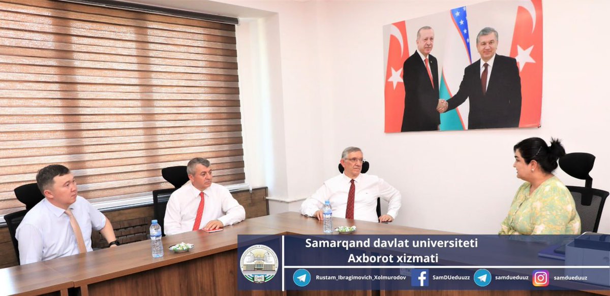 SamDUeduuz's tweet photo. #Yangiliklar
SamDU qoshidagi Turkologiya ilmiy tadqiqot instituti va Qirg’iziston-Turkiya Manas universiteti hamkorligi… https://t.co/hAYulFZR0H