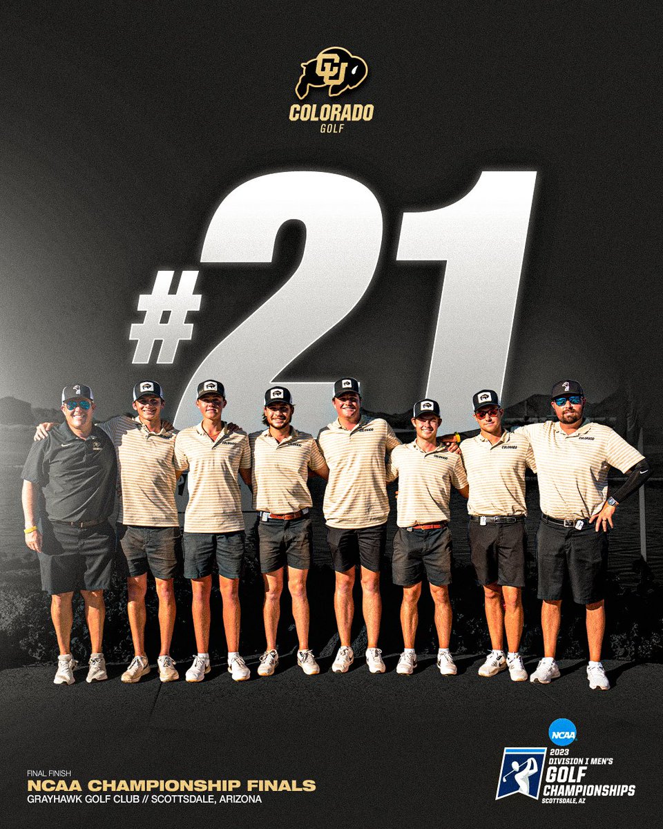 Colorado Buffaloes Men's Golf tweet media