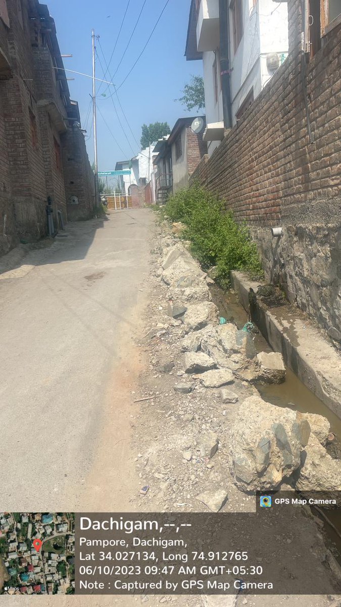 Pending work of drainage system at Umer colony Frestabal Pampore from last 6 to 7 months as the contractor has damaged the last drainage work but not repaired it yet. We the residents request higher authorities to look into this matter ASAP
@basharatias_dr @dcpulwama @Mcpampore