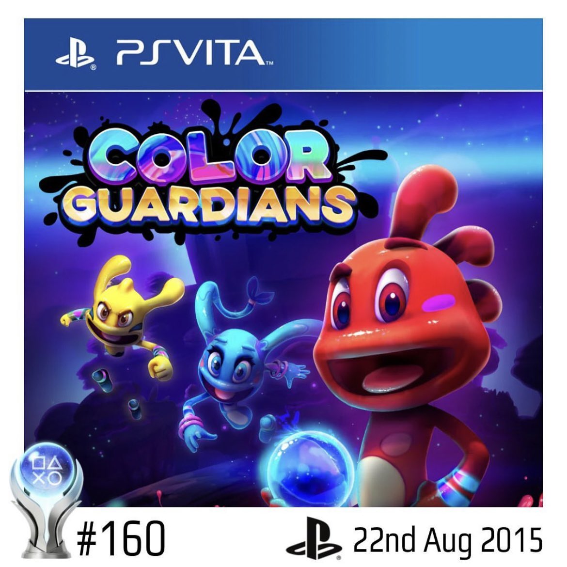 🏆HOWDY’S PLATINUM HISTORY🏆

Platinum 160: Color Guardians

Date Earned: 22nd August 2015

More Info: This was a decent game, better than expected. It’s a side scrolling runner with color based obstacles.

#PlatinumHistory #PSVita #VitaIsland #Vita #TrophyHunter #TrophyHunting