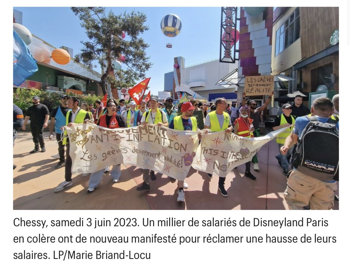 Bon maintenant augmentez le salaire de Cendrillon et Blanche neige et laissez nous profiter de Disney ! 

#Disney #Greve #AvecVous 💪🏼