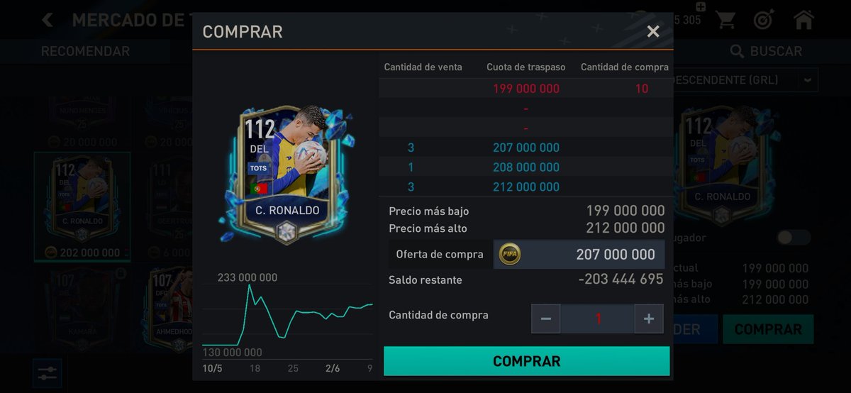 VARELAFRANCODA2's tweet photo. Me vino cristiano bro tu que crees que es mejor venderlo orita o esperar un poco @Adr1anefYT @Alejand22577244 @Alejand22577244 @nitrofm7 @El_PROFE_FIFA @tutiofifa https://t.co/qJn73IEZMz