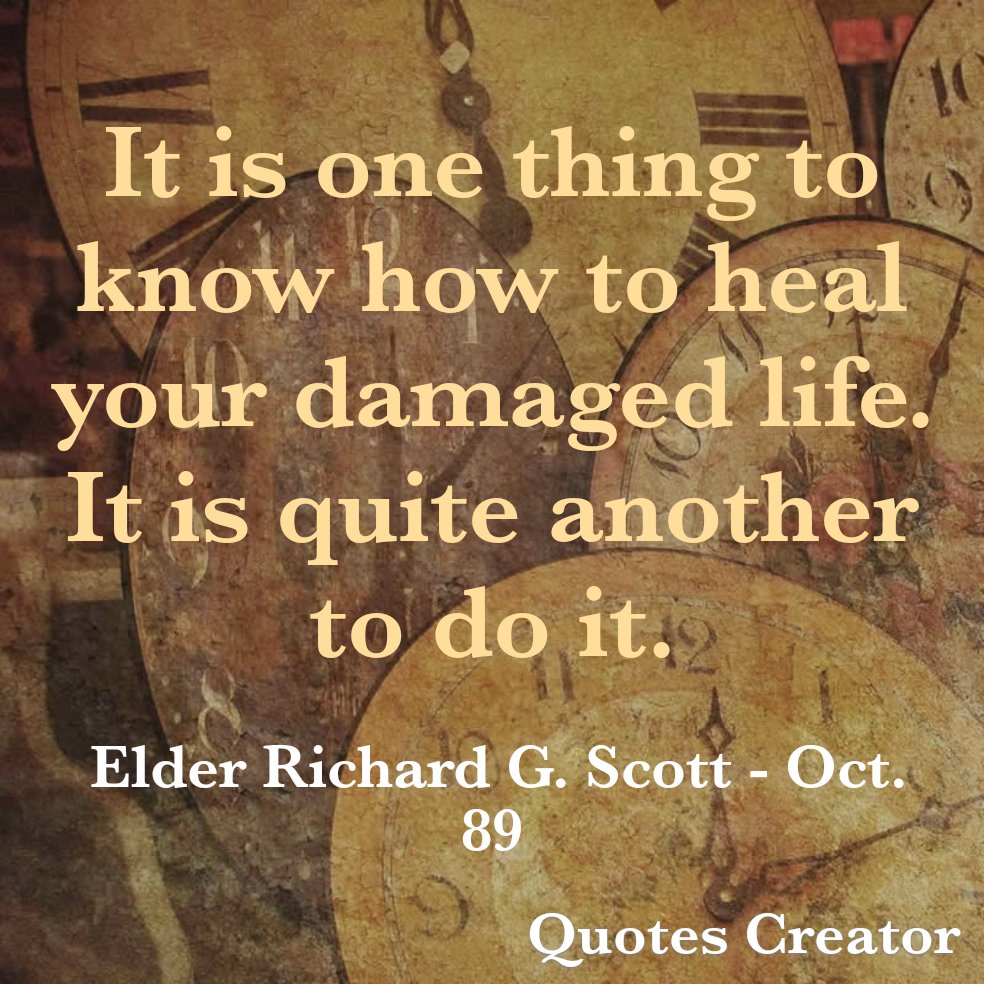 It takes courage to make changes to your life. #LatterDaySaint #OnAJourney #TwitterStake #GeneralConference #GenConf #Oct92 #ElderScott