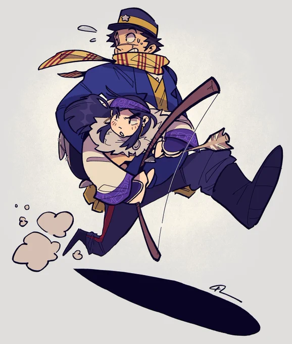 gotta be going!! #ゴールデンカムイ #goldenkamuy #勇作