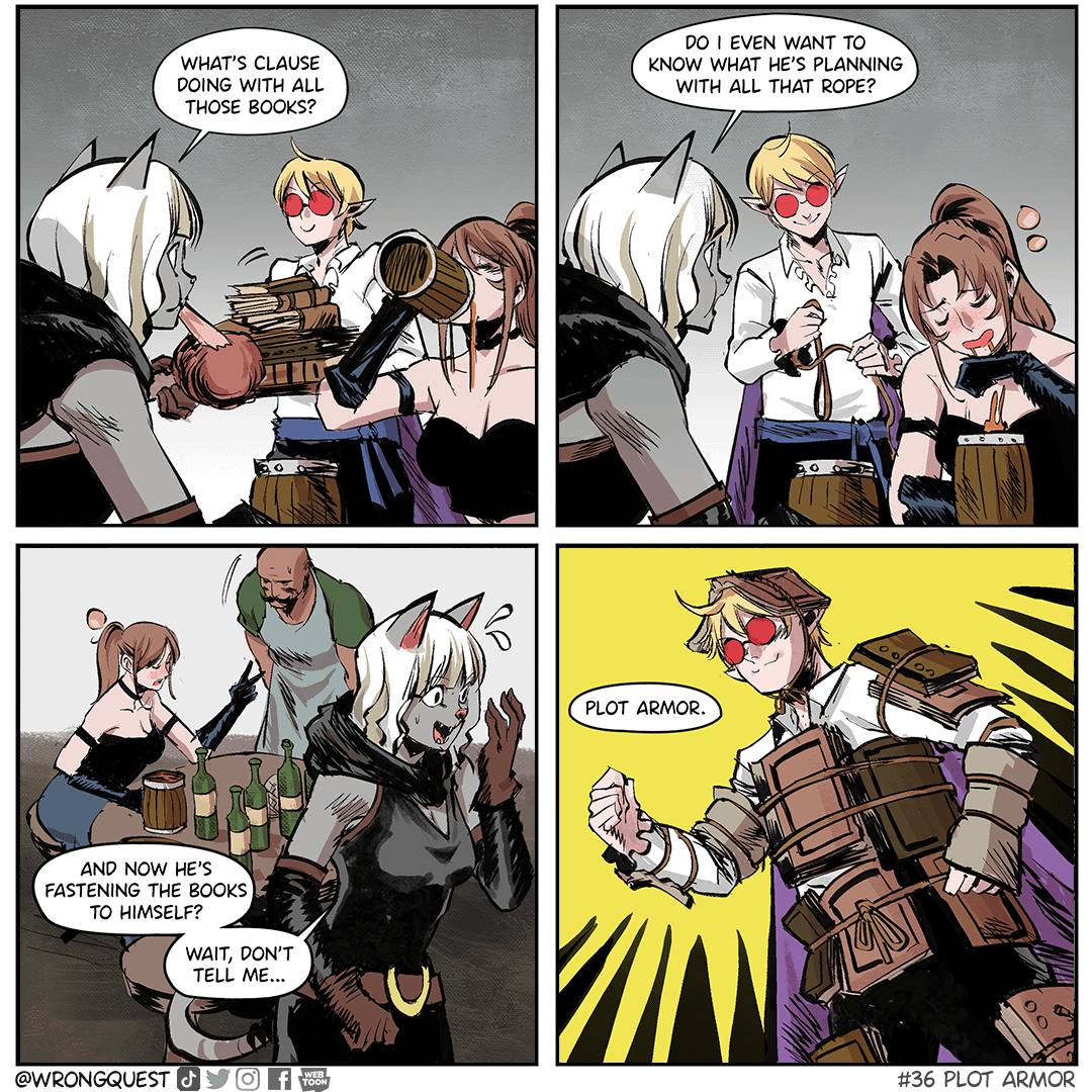 DND Memes On Twitter Plot Armor From OzzaWorlds dnd dnd-memes-on-twitter-plot-armor-from-ozzaworlds-dnd