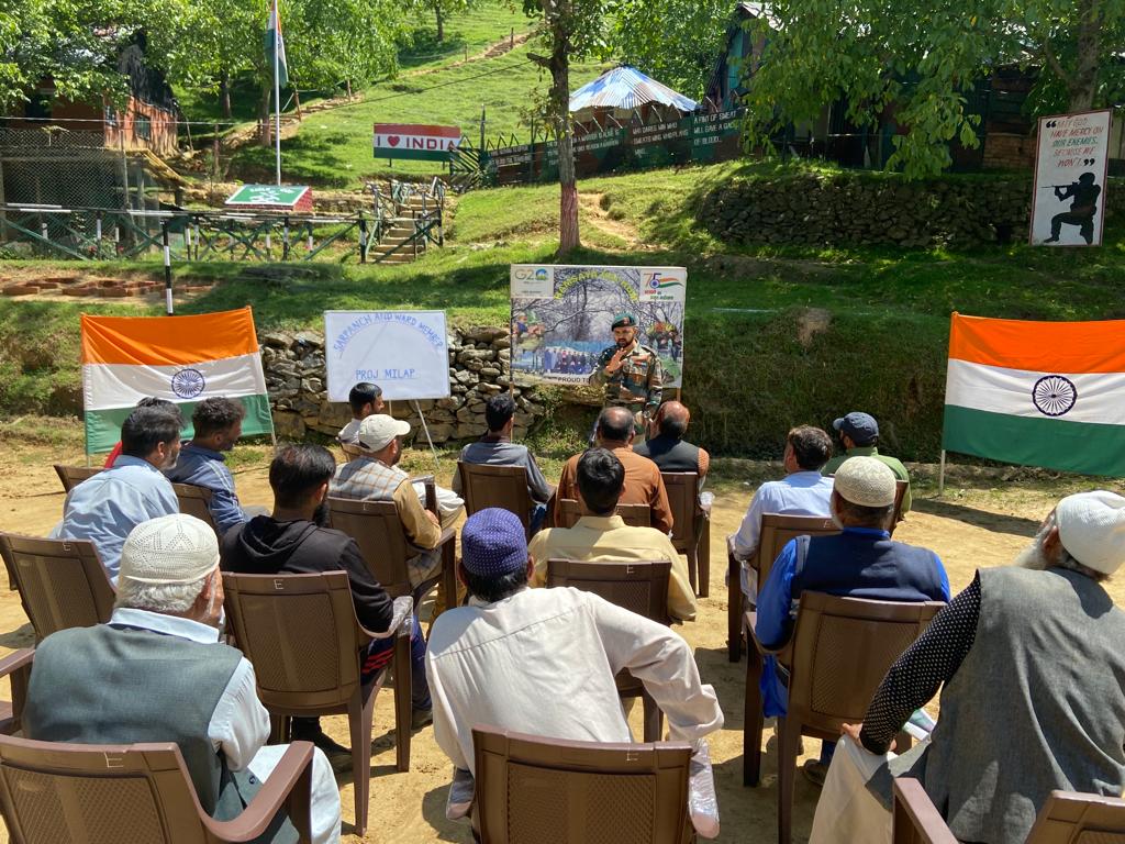 Interaction With Sarpanch and Ward Members: Project Milap at Krusan
#Kashmir
#Kupwara
#IndianArmy
#HumSayaHaiHum
#ProsperousKashmir
#KashmirAgainstTerror