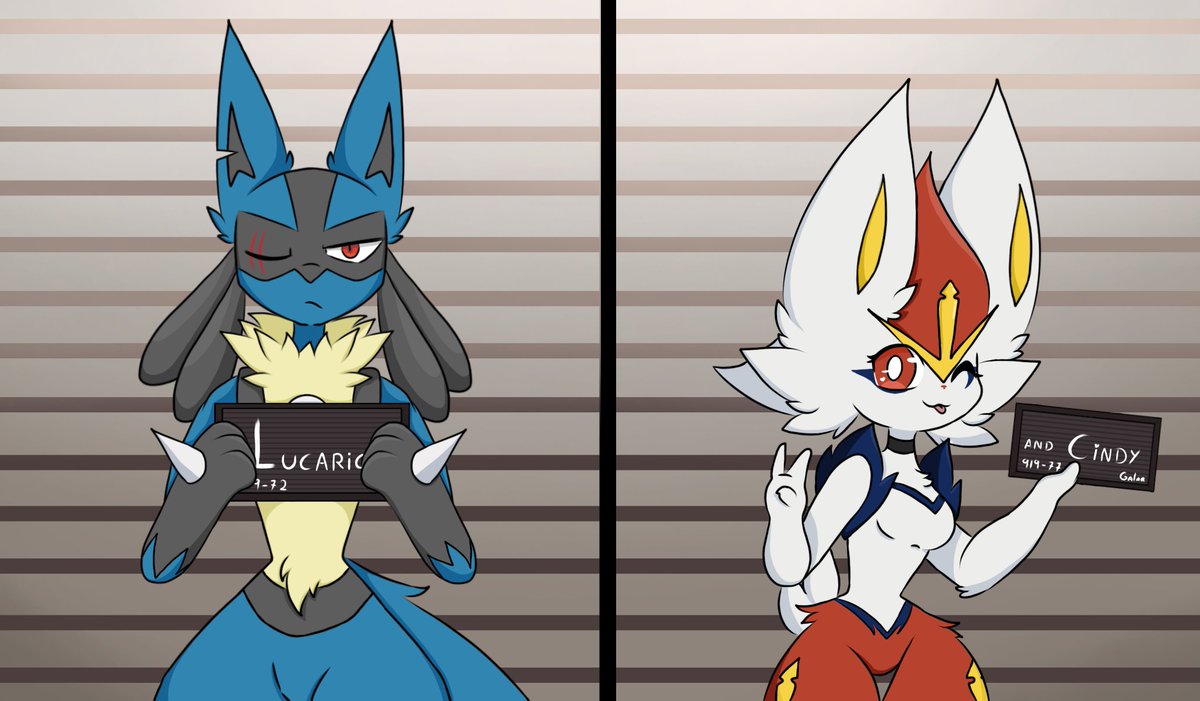 I finally finished it ✨️#humor #cinderace #Lucario #pokemon #dibujodigital #dibujo