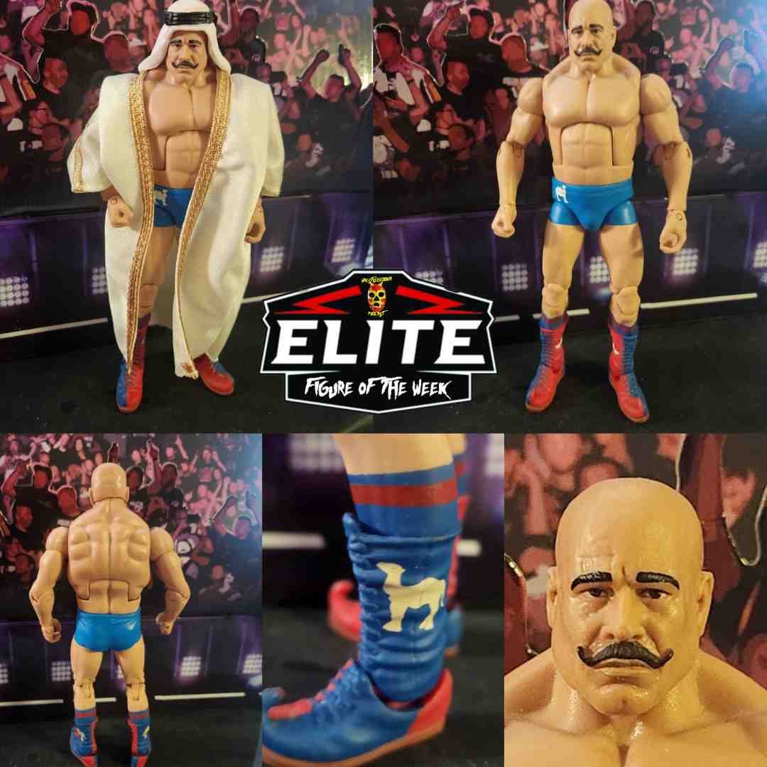 #elitefigureofthewwek is the Iron Sheik from the #toysrus exclusive Legends 2 pack from 2010! #wwe #mattel #ripironsheik #toys #actionfigures #wrestlingfigures #ForTheCollection #WrestlegeddonPodcast