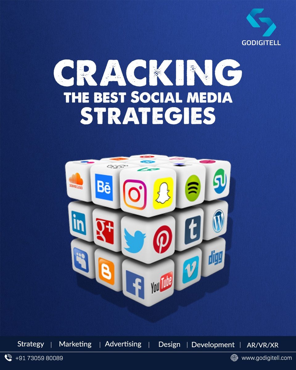 Cracking the best Social Media strategies

73059 80089
wa.me/message/U2IGOI…

#godigitell #google #digitalagency #creative #ideas #business #design #brand #platform #branding #analysis #market #marketing #idea #marketingideas #businessideas #socialmedia #socialmediamarketing