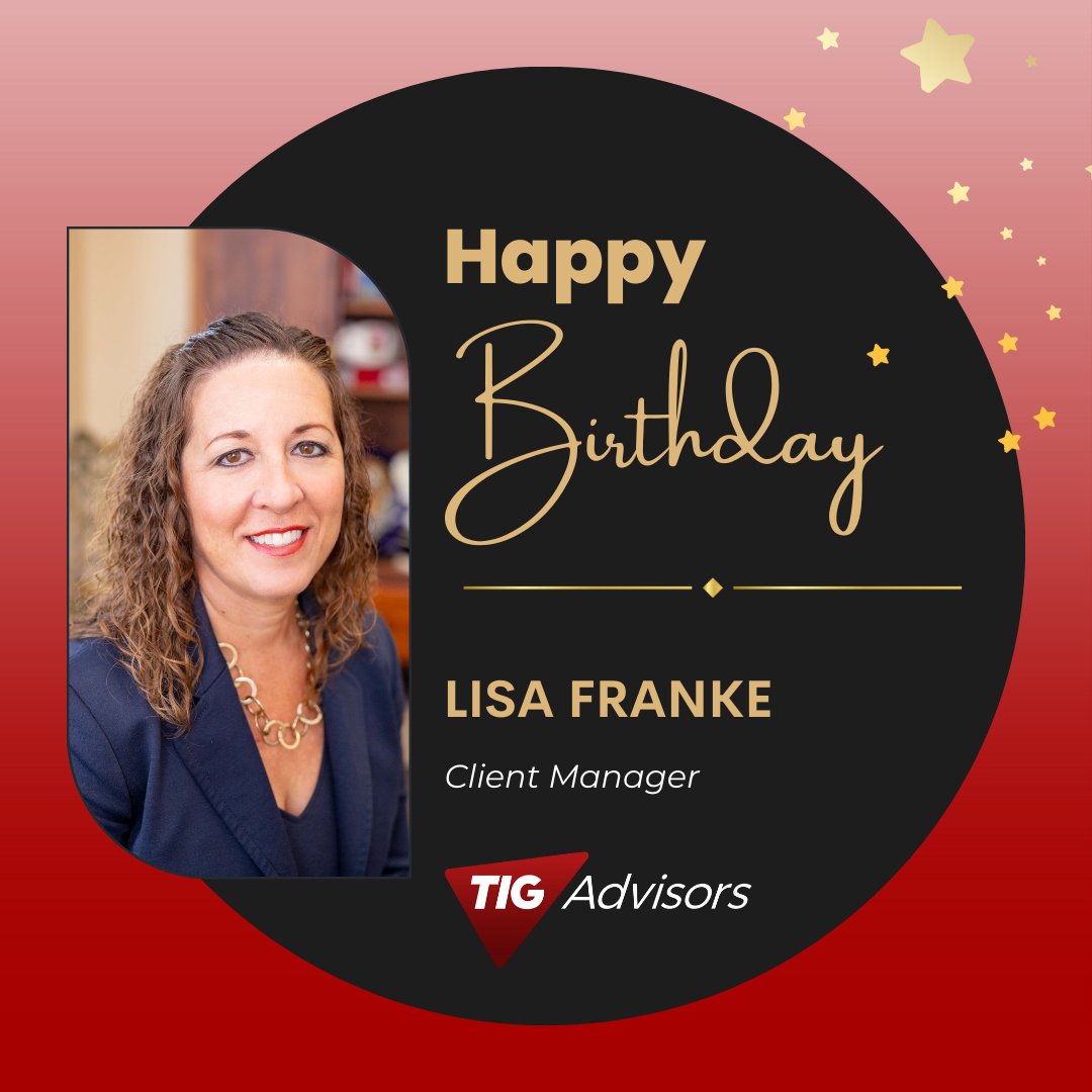 Happy Birthday Lisa!!

Lisa is a client manger in our Columbia Office. We are so grateful to have Lisa on our team. #TeamTIG We hope your celebration is special.

#CelebratingYou  #TIGCares