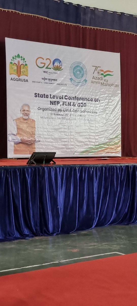 Janbhagidari conference on NEP, FLN and G 20 in Goa by Sahodaya <a href="/cbseindia29/">CBSE HQ</a> #G20janbhagidari #NEP <a href="/sunshine_sws/">SUNSHINE WORLDWIDE SCHOOL</a> <a href="/thekingschool/">The King's School</a> <a href="/PrimeTVGoa/">Prime Media Goa - TV Channel</a> <a href="/TOIGoaNews/">TOI Goa</a>