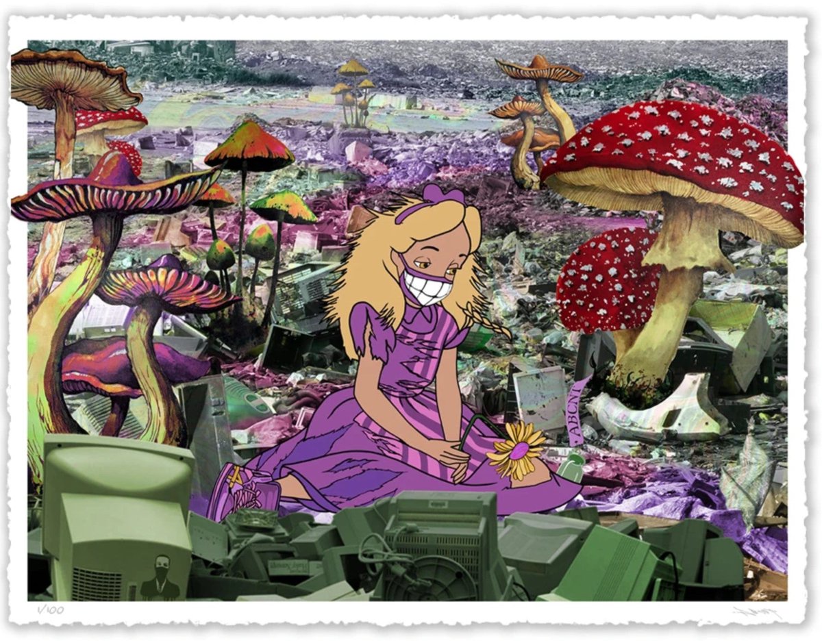funny_video_pic's tweet photo. Alice in Wasteland Acid Archival Print by ABCNT
https://t.co/agQfuzQ2zL
#marijuana #marijuanaart #cannabis #cannabisart #weed #weedart #art #graffiti #streetart #2021 #ABCNT #Alice in Wonderland #Archival Pigment Print #Cotton Fine Art Paper #Drug #Dystopia #Girl #Green #Le... https://t.co/FnRH6EVauf