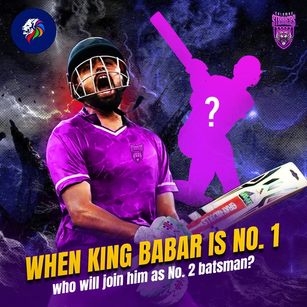 ColomboStrikers's tweet photo. Let the guessing game begin!

The countdown is on. Only 4 days to go! ⏳

Stay tuned to our social pages for the final announcement of the dream team. ✨

#ColomboStrikers #Auction #StrikeToConquer #T20 #LPL #FastestCricketFormat #BabarAzam https://t.co/rl7Kj2490h