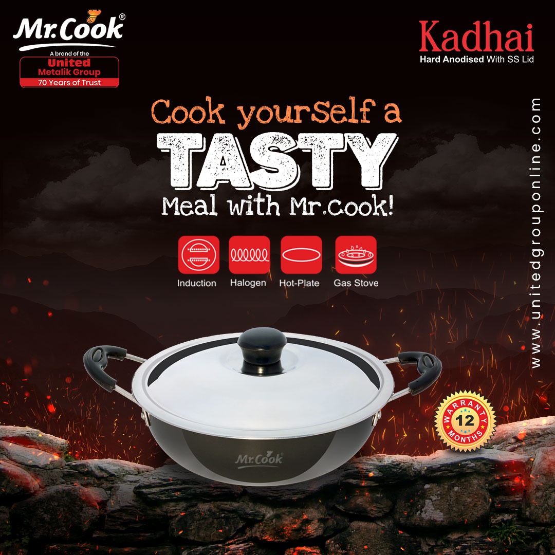 Cook yourself a TASTY Meal with Mr. Cook.
.
.
.
#mrcook #Cookers #Cookware #PressureCookers #HealthyCooking #Deep #roundedkadai
#RoundedTawa #Wok #Stwe #Pot #StainlessSteel
#Durable #Reliable #PremiumQuality #Tastyfood #Chefchoice
#Qualityproduct #Customersatisfaction