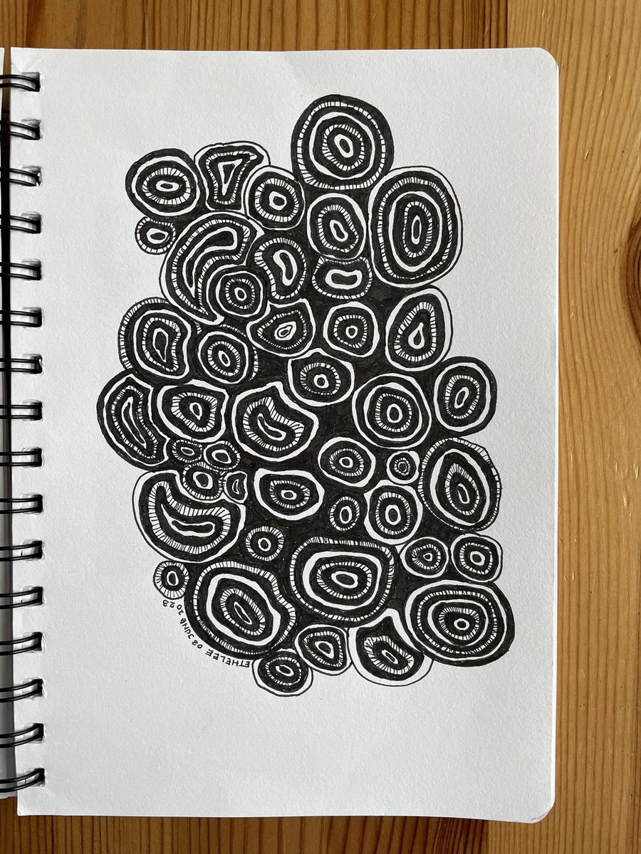 ethelee22's tweet photo. How do you switch-off your work brain on weekends and evenings? 

I make #patterns and play with #Watercolour ! Have gone beyond Zentangling rules and just doing what I feel like these days.

#art #zentangle #mentalhealth #postphdlife https://t.co/BGsmksTgpj