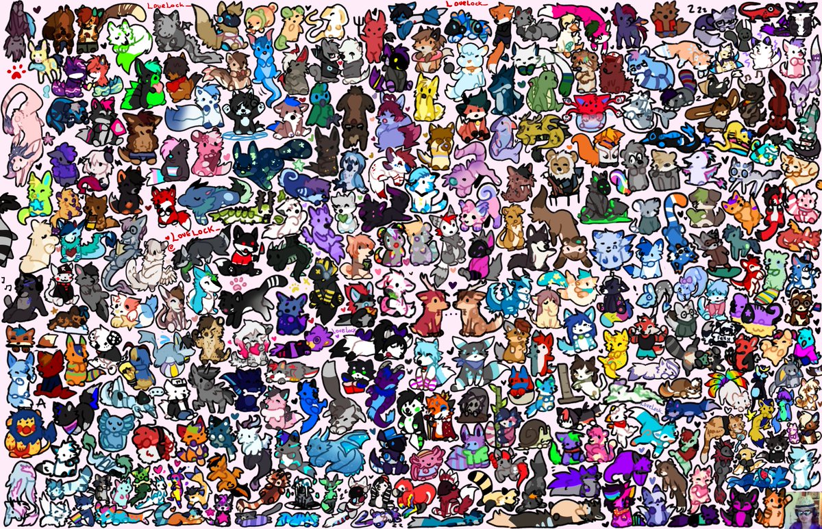 THE WALL IS FINALLY DONE, time to play where's waldo with your sonas B). Thank you all so much for joining me on this crazy project and sorry for those who didn't make it! (Any negativity will be blocked!) Hopefully y'all stay to see my art QwQ, Comment if you've found your Sona!