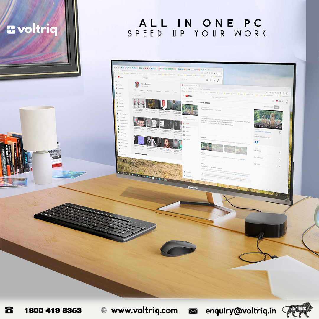 India's No.1 Electronic Brand
@voltriq

GIVE OUR VOLTRIQ ALL-IN-ONE  PC
TO YOUR LOVED ONES

SPEED UP YOUR WORK

ITS ALL YOU COULD NEED IN ONE
#voltriq #voltriqindia #bestdeals #bestoffers #bestproduct #GeMIndia #Gemportal #gemdealer #indianproducts #makeinindia #AllinOnePC