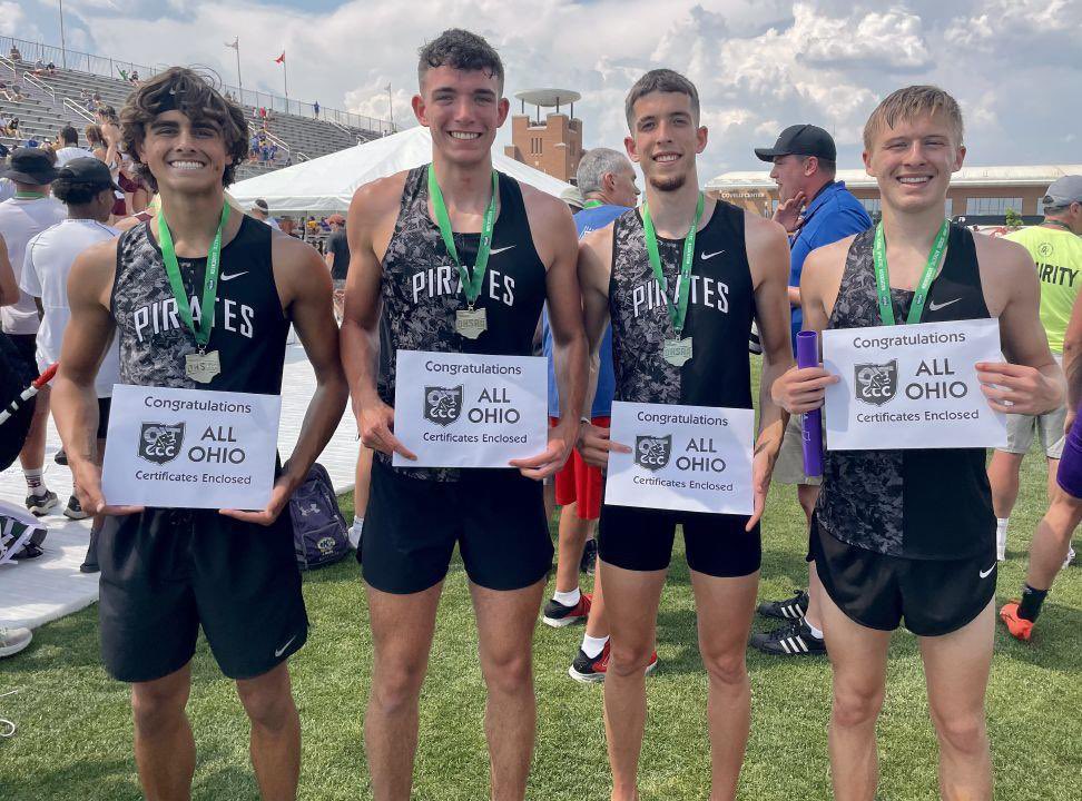 Something to always be remembered. Loved running with these guys! 3:18.38 and state runner up ⚡️ Nationals next🙌🏼🖤