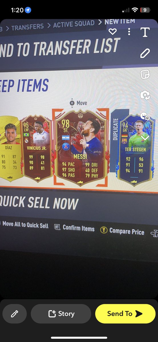 TylerHechanova's tweet photo. 11 wins and got Messi and vini #FUT23 #fifa #FUT https://t.co/BDZc8gbuGT