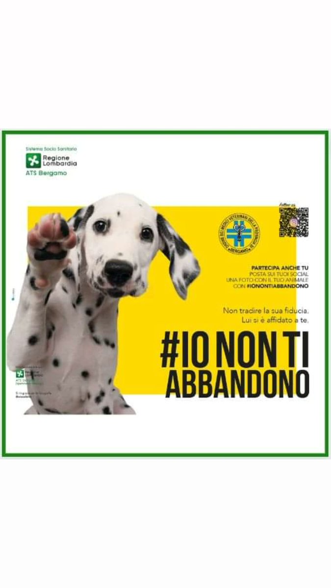 #ionontiabbandono 
l’abbandono degli animali non è solo un atto incivile e un reato, ma è anche un problema di salute pubblica
