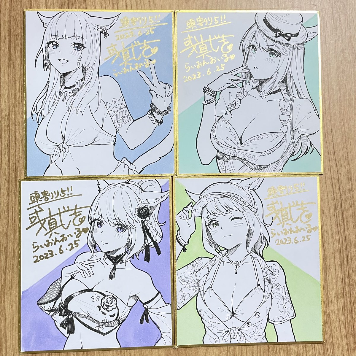 頭割りはこの9枚だします〜🙏 