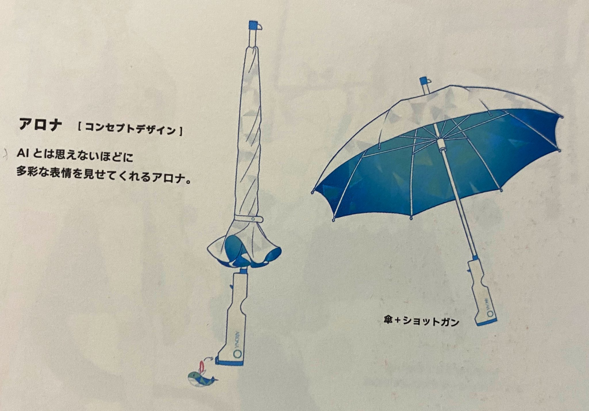 アロナの傘 ブルアカ アロナ 傘 ブルーアーカイブ アロナの傘 予約特典