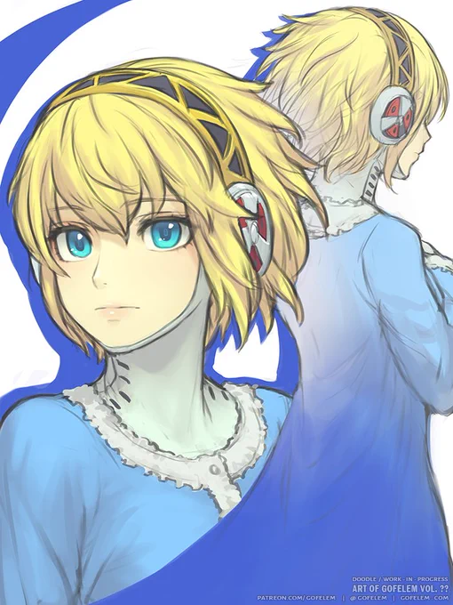 Aigis doodle (〃ˊᴗˋ )✿  #Persona3 #ペルソナ3 #アイギス #jrpg