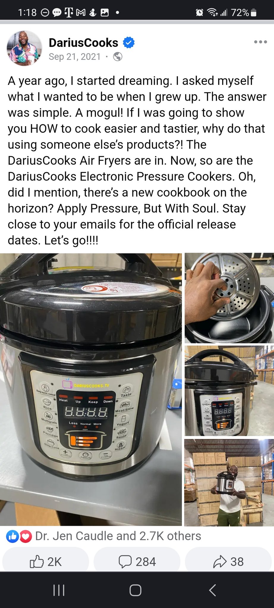 DariusCooks Pressure Cooker