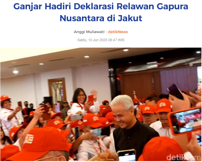 AndaraGober's tweet photo. Kehadiran Ganjar Pranowo dalam deklarasi Relawan Gapura Nusantara di Jakarta Utara menunjukkan komitmennya untuk mendengarkan suara rakyat dan memperjuangkan kepentingan mereka.
#bersamaganjar #ganjaruntukindonesia #ganjarpresiden2024 https://t.co/ZNzsDiJ35C