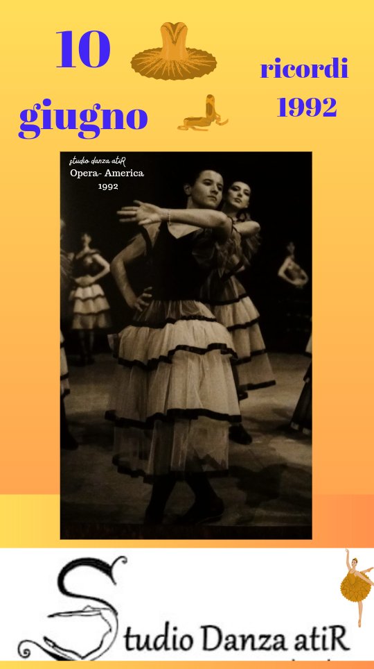studiodanzaatir's tweet image. #operaamerica anno 1992
#studiodanzaatir #spettacolistudiodanzaatir #ricordistudiodanzaatir #allievistudiodanzaatir #ritagamberini
