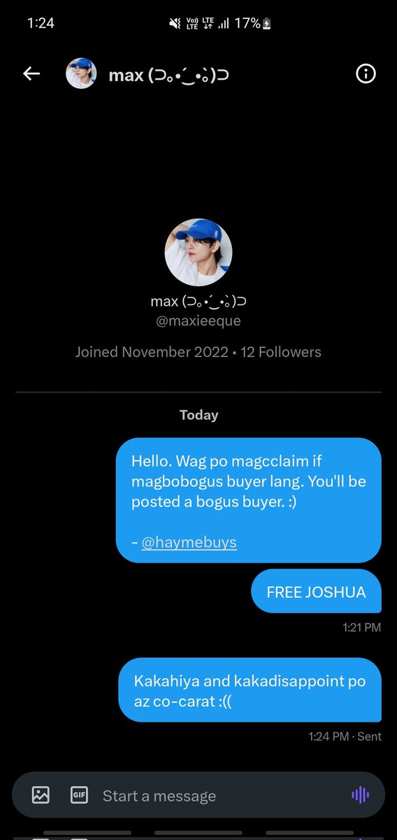 haymebuys's tweet photo. BEWARE
#HBBogusBuyers - @maxieeque

Claimed 1 FML Weverse Ver na DOP once onhand. Nagfill out pa ng pooling form. June 6 onhand albums and nognotif ng arrivals. She said she'll pay yesterday. Will remind sana about payment pero she blocked me na. 🥲

seventeen svt wts wtb lfb lfs https://t.co/CcVEjkHo7G