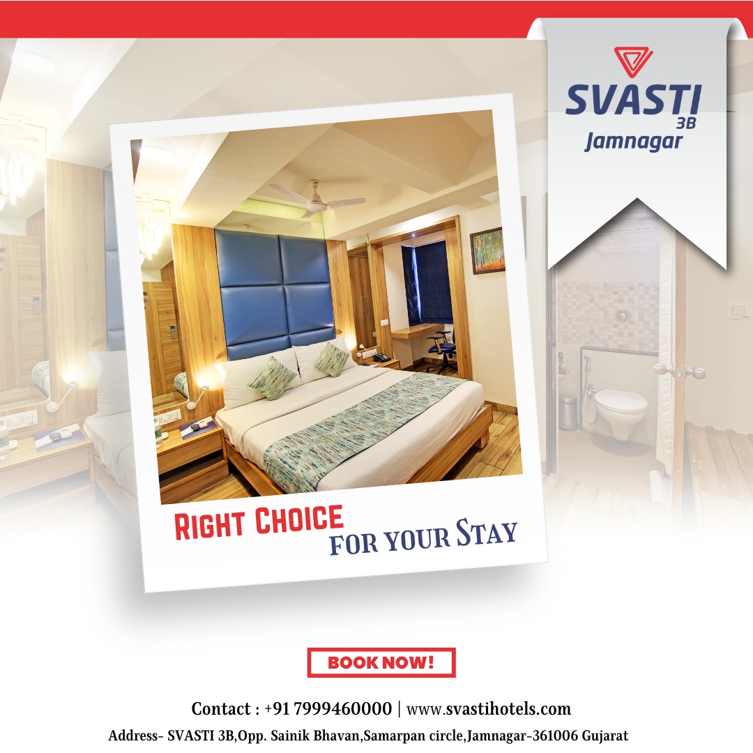 Make the right choice for an unforgettable stay. 
Experience unmatched comfort and impeccable service in our exquisite rooms. 

#svastihotels  #businesshotel #PerfectChoice #staycation #hotelgoals  #hospitality #vacation #besthotel #hotelstay #travel #hotelroom #hotelstyle