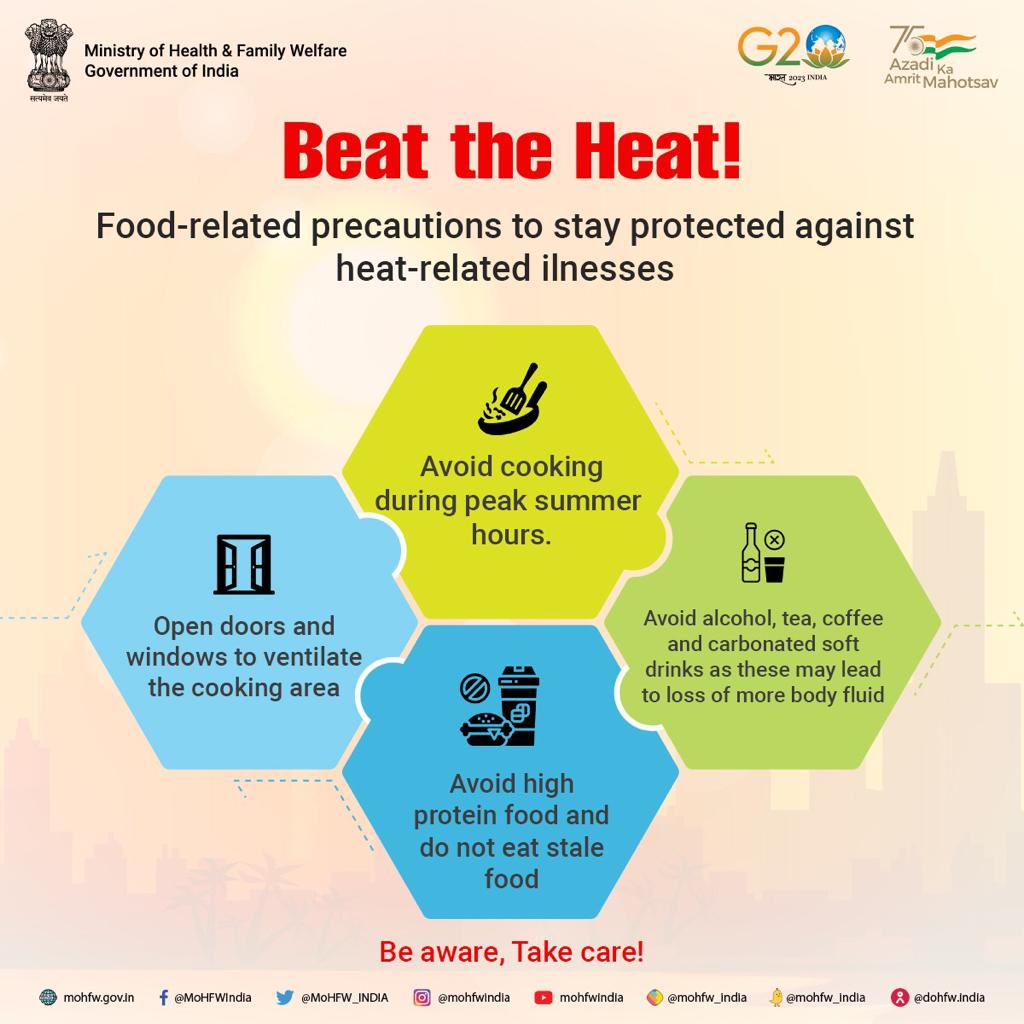 MoHFW_INDIA's tweet photo. #BeatTheHeat https://t.co/oPnEIzDJiP