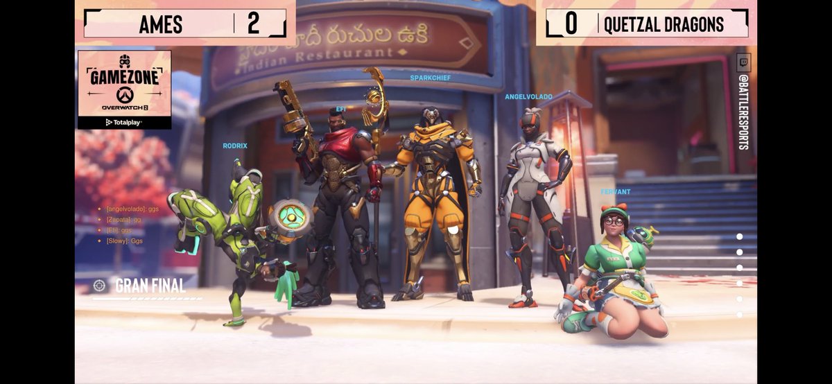 3-0 En la final

Ya ganamos Ace, ya ganamos Battler, ya ganamos Monou, AMES es excelencia y vamos por todo🦅🔥🦅🔥

<a href="/angelvolado7/">Volado</a> 
@Rodriizx 
<a href="/Efi_ow/">Davian</a> 
<a href="/fervantohio/">Fervant</a> 
@sspaarkc 
Coaches: <a href="/Cl4ptr4pO/">Claptrapo</a> <a href="/Aru_Alvarado/">Aru Alvarado</a>