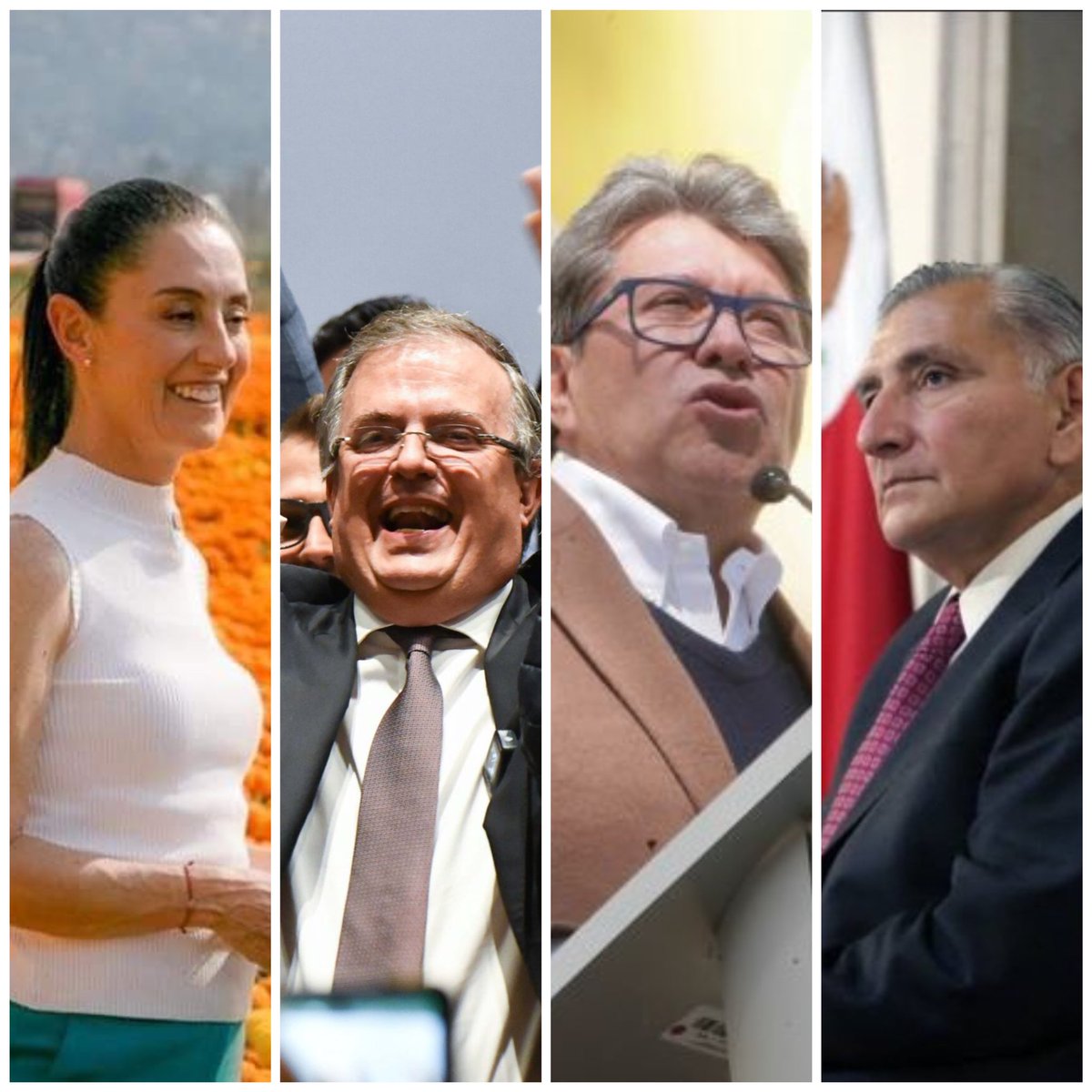 ColumnistaX's tweet photo. ¿Quién te gusta para president@ en 2023?

-#ClaudiaPresidenta
-#MarceloPresidente
-#AndanAugustoPresidente
-#MonrealPresidente https://t.co/0Vupa26JDk