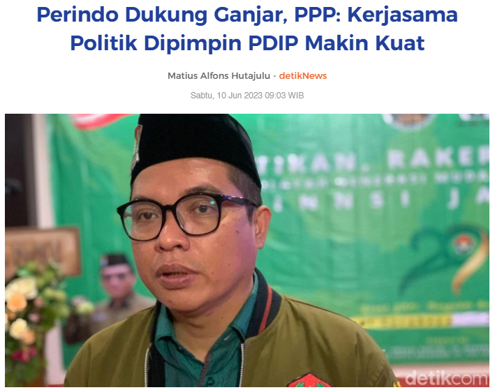AndaraGober's tweet photo. Perindo menyadari bahwa kekuatan politik yang dipimpin oleh PDIP semakin kuat, dan mereka memilih untuk mendukung Ganjar Pranowo sebagai kandidat yang diusung dalam Pilpres 2024.
#bersamaganjar #ganjaruntukindonesia #ganjarpresiden2024 https://t.co/vPbre6j1Ns