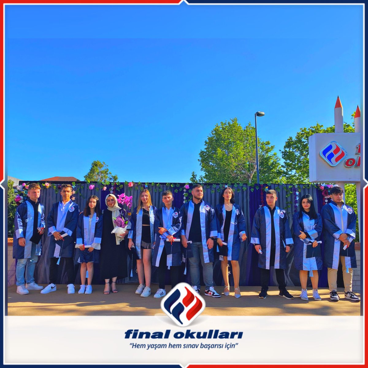camlicafinal's tweet photo. •Her güzelliğin bir sonu olduğu gibi geçirdiğimiz 4 yılımızın da sonuna geldik.Aklımızda anılarımız, mutluluklarımız,önümüzde geleceğimiz,umutlarımız,hayallerimiz… 
Çamlıca Final Anadolu Lisesi öğrecilerimizin mezuniyetini tebrik ederiz. 🎓

#çamlıcafinal
#mezuniyet2023 🎓 https://t.co/qtqnUwuOwI