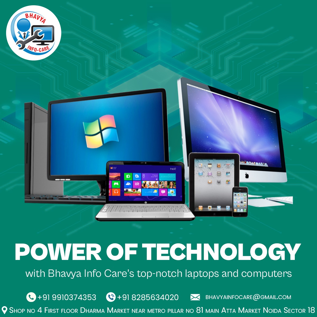 BhavyaInfoCare's tweet image. Revive your devices with our expert touch! 💻🔧 Noida's trusted destination for top-notch computer repairs.
Get more details : Call on 91-8285634020
#noidabestcomputersolutions #LaptopRepair #ComputerHelp #ComputerProblems #laptoprepairnearme