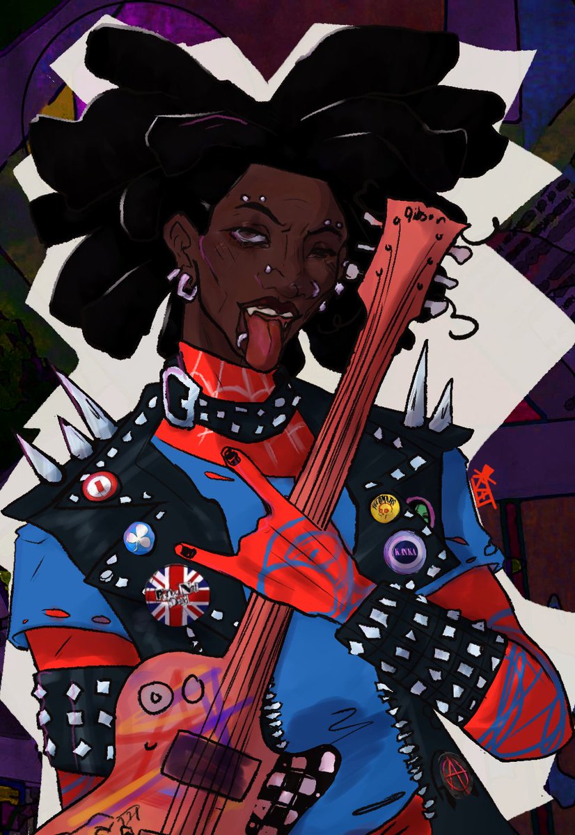 Rattapunkk's tweet photo. I'm not a role model, I was briefly a runway model 🤷‍♂️
#AcrossTheSpiderVerse #HobieBrown https://t.co/RLVK06ToEO