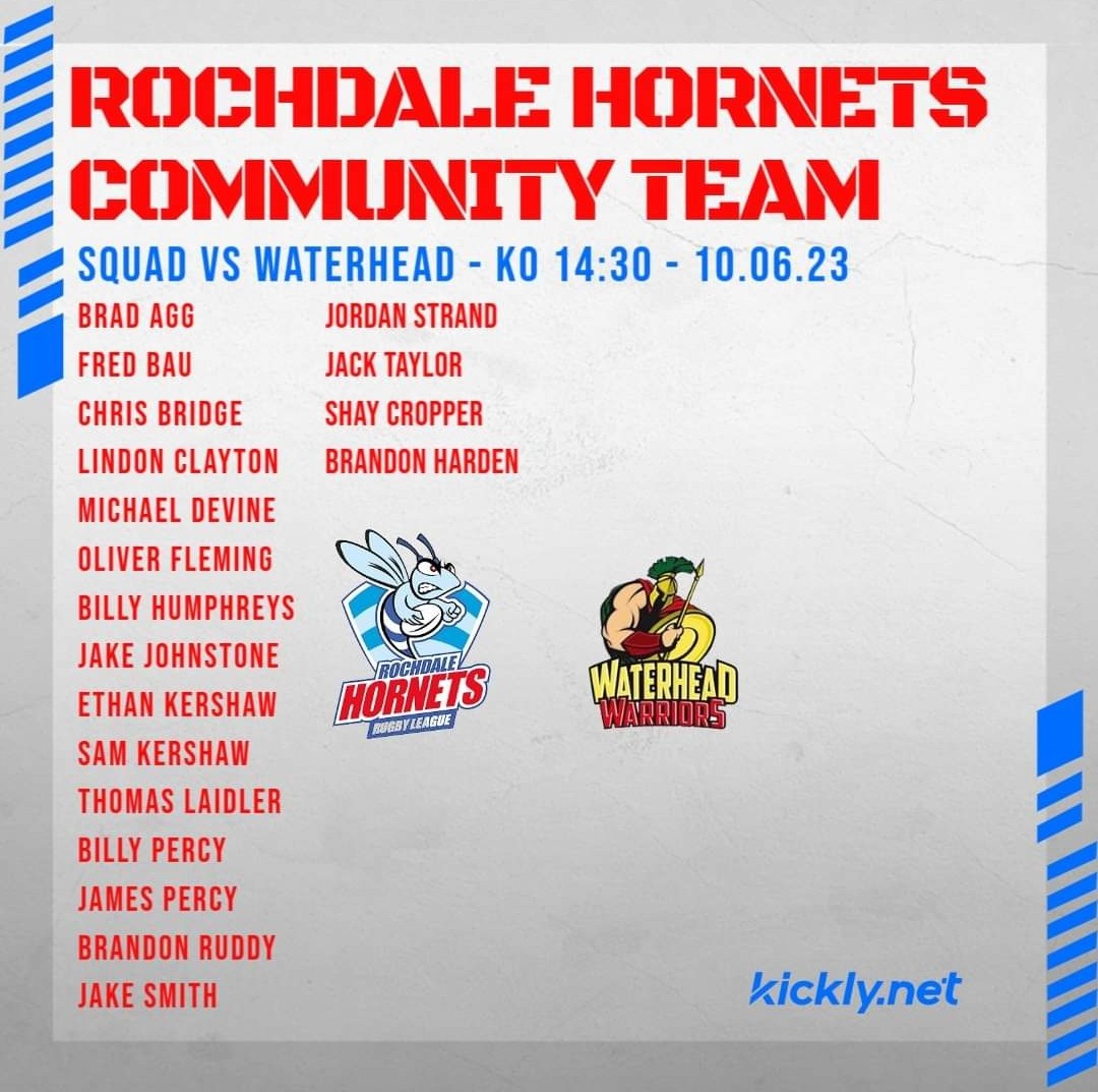 Rochdale Hornets Community Rugby League Club (@hornetscomm) on Twitter photo 