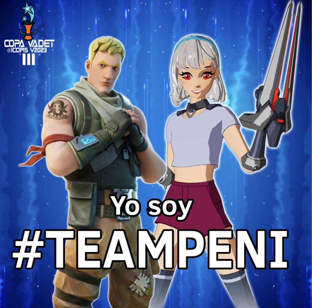 Copa_Vadet's tweet photo. Una imagen dice más que 1000 palabras…🫡
Usa uno de estos # para apoyar a tu finalista favorito con una foto de perfil personalizada!
No olvides poner cuál es tu main skin para obtener la pfp!
#TeamPeni
#TeamZubaz
#TeamNess
#TeamEze
#TeamNeo
#TeamOnti
#TeamN3it0r
#TeamArk
_____________

#CopaVadet