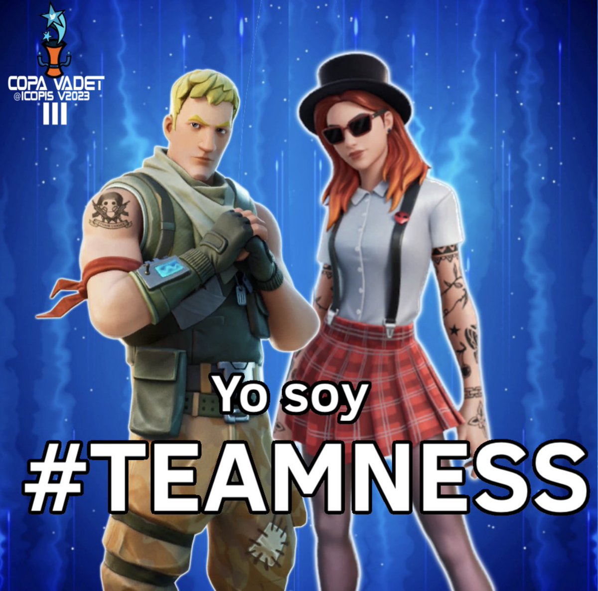 Copa_Vadet's tweet photo. Una imagen dice más que 1000 palabras…🫡
Usa uno de estos # para apoyar a tu finalista favorito con una foto de perfil personalizada!
No olvides poner cuál es tu main skin para obtener la pfp!
#TeamPeni
#TeamZubaz
#TeamNess
#TeamEze
#TeamNeo
#TeamOnti
#TeamN3it0r
#TeamArk
_____________

#CopaVadet