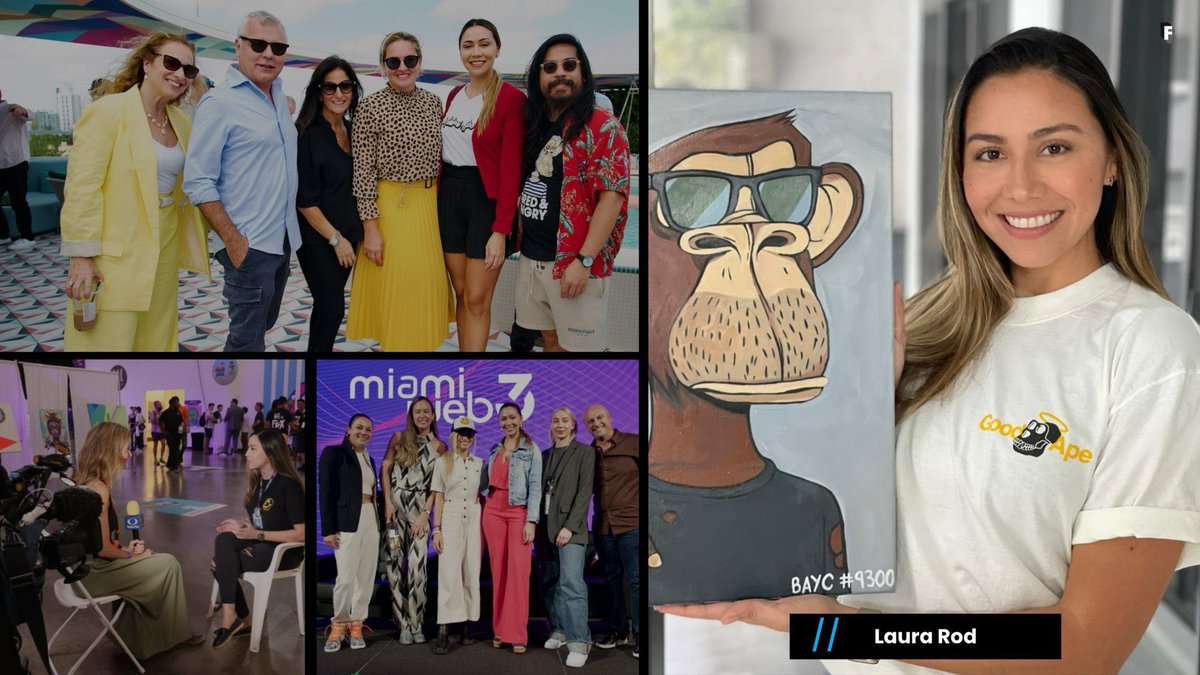 [Appreciation Post]

Shoutout to <a href="/TheMiamiApe/">Laura Rodriguez🌴</a>, a true OG in our community. As a council member of <a href="/BoredApeYC/">Bored Ape Yacht Club 🍌</a>, she partners with brands to strategize and build BAYC's community. Her efforts have even been🙉 #MONGARMY #BigYakParade #metamask  
Original: eratore_
