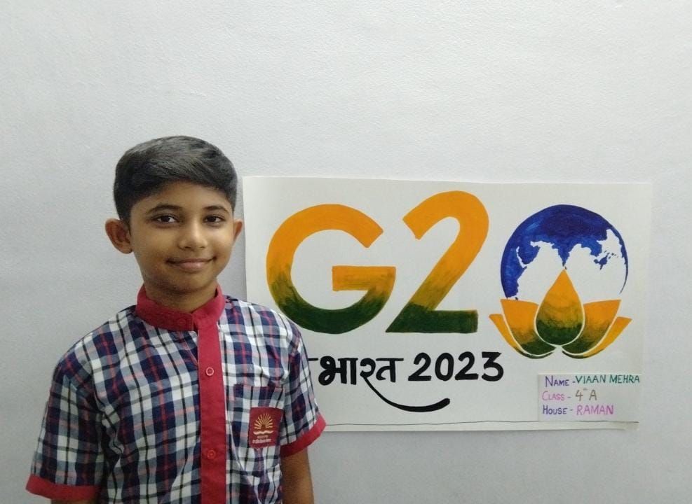 Celebrating India's Presidency in the #G20, students,teachers and parents  from KV NO-2 OF DehuRoad are wholeheartedly participating in the #G20Janbhagidari events for the upcoming 4th G-20 EdWG Meeting in Pune, Maharashtra.