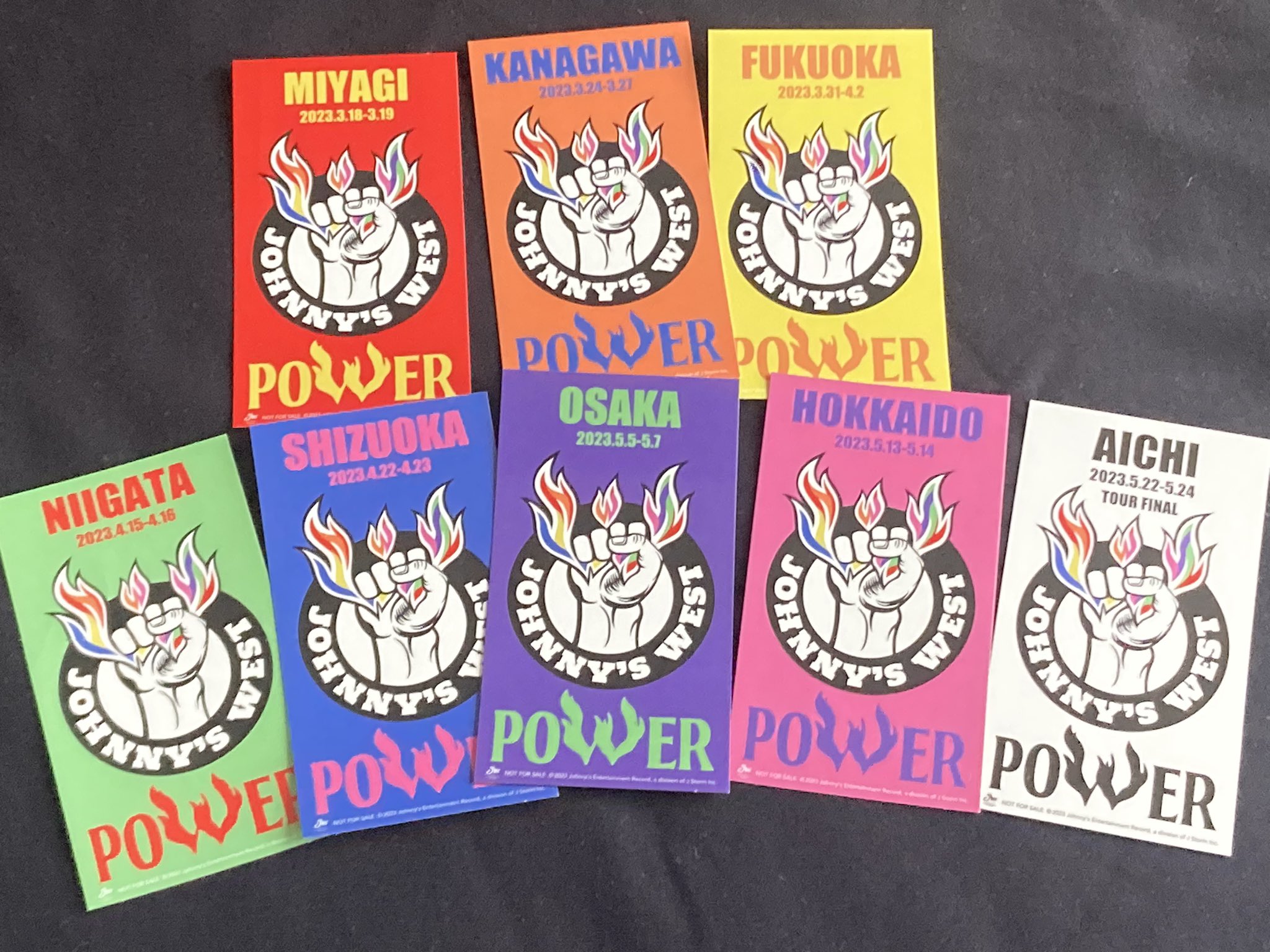 ジャニーズWEST POWER 会場限定ステッカー 会場限定POWERステッカー - Search / X